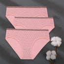 3PCS/Set Women Panties Cotton Underwear Patchwork Cute Design Female Lingerie Underpants Pantys Sexy Briefs Intimates for Girls