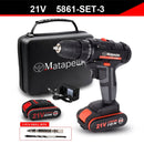 Cordless Screwdriver Electric Screwdriver Cordless Drill Power Tools Handheld Drill Lithium Battery Charging Drill + Battery