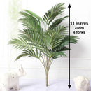Multiple Green Large Artificial Palm Tree Plastic Plants Garden Home Outdoor Decorations Scutellaria Tropical Tree Fake Plants