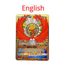10000HP Arceus Vmax DIY Golden Pokemon Cards in English Iron Metal Pokmo Letters Kids Gift Game Collection Cards