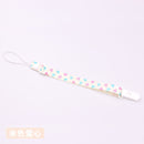 1pcs Comfortable Material Pacifier Cute Baby Clips Chain Dummy Clip Holder Nipples Children Cartoon Pacifier Clip Soother Holder