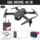 2022 New Mini Drone S89 pro 4k Profesional HD Dual Camera WiFi Fpv Drones Height Preservation Rc Helicopters Quadcopter Toys