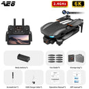 AE8 Pro Max Drone 8k Professional Dual Camera GPS Positioning 360° Obstacle Avoidance Quadcopter Brushless RC airplane toy 249g