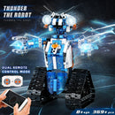 MOULD KING 15059 Technical Toys The APP&RC Motorized Robot With Led Part Model Intelligent Building Blocks Kids Christmas Gift