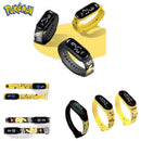 Pokemon Strap LED Electronic Watch Fashion Colorful Bracelet Touch Waterproof Anime Character Pikachu Educational Children&