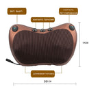 Head Neck Massager Car Home Cervical Shiatsu Massage Neck Back Waist Body Electric Multifunctional Massage Pillow Cushion