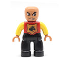 Big Size Action Figures City Princess Policemen Family Building Block Doll Character Accessory Toys Assembly Children Kids Gift