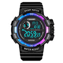 Cool Luminous Men Sport Watch High-end Silicone Strap Military Wrist Watch Led Calendar Waterproof Digital Watch reloj de hombre
