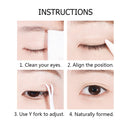 Monja 600pcs S/L Makeup Clear Gray Beige Eyelid Stripe Big Eyes Invisible Double Fold Eyelid Shadow Tape Stickers Beauty Tools