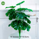 Multiple Green Large Artificial Palm Tree Plastic Plants Garden Home Outdoor Decorations Scutellaria Tropical Tree Fake Plants