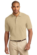 Port Authority Heavyweight Cotton Pique Polo. K420-Polos/knits-Stone-4XL-JadeMoghul Inc.
