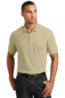 Port Authority Core Classic Pique Polo. K100-Polos/knits-Wheat-6XL-JadeMoghul Inc.