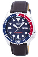 Seiko Automatic Diver's Ratio Dark Brown Leather SKX009J1-LS11 200M Men's Watch