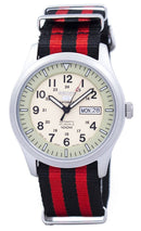 Seiko 5 Sports Military Automatic Japan Made NATO Strap SNZG07J1-NATO3 Men's Watch