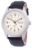 Seiko 5 Sports Automatic Ratio Black Leather SNZG07K1-LS10 Men's Watch