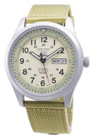 Seiko 5 Sports Automatic SNZG07 SNZG07K1 SNZG07K Military Nylon Strap Men's Watch