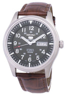 Seiko 5 Sports Automatic Ratio Brown Leather SNZG09K1-LS7 Men's Watch