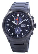 Seiko Sportura World Time Solar Chronograph SSC481 SSC481P1 SSC481P Men's Watch