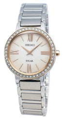 Seiko Conceptual SUP432P SUP432P1 SUP432 Diamond Accents Solar Women's Watch