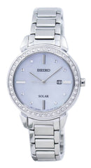 Seiko Solar Diamond Accent SUT327 SUT327P1 SUT327P Women's Watch