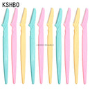 3/10/15 Pcs Professional Trimmer Safe Blade Shaping Knife Eyebrow Blades Face Hair Removal Scraper Shaver Makeup Beauty Tools