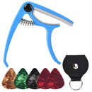 Guitar Capo Guitar Picks,Pick Holder for Acoustic and Electric Guitar,Classical Guitar Accessories