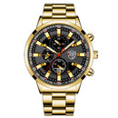Fashion Mens Sports Watches for Men Business Stainless Steel Quartz Wrist Watch Luxury Man Casual Luminous Clock часы мужские