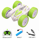 Roclub 4WD RC Car 2.4G Radio Remote Control Car 1:24 Double Side RC Stunt Cars 360° Reversal Vehicle Model Toys For Children Boy