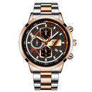Luxury Brand Mens Watches Fashion Men Sports Stainless Steel Quartz Wrist Watch Luminous Clock Man Business Watch часы мужские