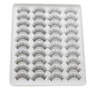20 Pairs Mink Lashes Natural False Eyelashes Dramatic Volume Fake Lashes Soft Thick Long Eyelashes Wispy Makeup Extension 2022