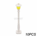Marumine Traffic Road Sign Light Lamp Block Brick City Street View Accessories Signpost Barrier Speed Limit Indicator Warning