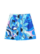 TFMLN 2022 Summer Women 2PCS Print Blouses+Skirts Set New Turn Down Collar Long Sleeve Tops High Waist Dress Girl Outfits