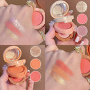 Highlight Rouge Makeup Brighten Silkworm Eyeshadow Palette Blush Contour Palette Matte Face Glitter Pigment Hairline Brow Powder
