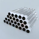 50pcs Reusable Eyelash Brush Tube Eye Lash Brush Eyebrow Brush Resin Drill Replaceable Mascara Wand Brushes Dust-proof