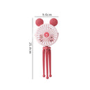 500mAh Stroller Fan Personal Portable Desk Handheld Baby Bed Car Seat Fan USB Rechargeable Fan Mini Stroller Accessories