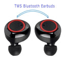 Y50 upgrade version Bluetooth Earphone Wireless Headphone Stereo Headset Sport Earbuds Microphone & Charging Box For Smartphone