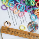 Kid Small Hair Bands Baby Girl Children Headbands Colorful Elastic Hair Tie Nylon Scrunchie Hair Rope 50/100pcs Hair Accessories