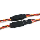 10pcs 10 / 15 / 30 / 50 / 100cm Servo Extension Cable 30 / 60coreFor Futaba JR Anti-interference Servo For RC Helicopter Part/