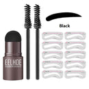 2022 One Step Shaping Kit Stamp Set Professional Brow Makeup Stick Hairline Contour Waterproof Stencil Eyebrow Stanp Template