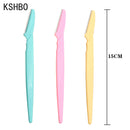 3/10/15 Pcs Professional Trimmer Safe Blade Shaping Knife Eyebrow Blades Face Hair Removal Scraper Shaver Makeup Beauty Tools