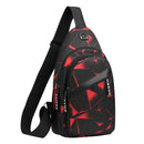 Men Anti Theft Chest Bag Shoulder Bags USB Charging Crossbody Package School Short Trip Messengers Bags Men&