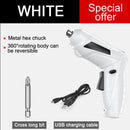Electric Screwdriver Battery Rechargeable Cordless Screwdriver Powerful Impact Wireless Screwdriver Drill Electric Screw Driver