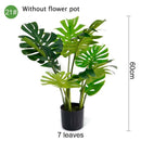 Multiple Green Large Artificial Palm Tree Plastic Plants Garden Home Outdoor Decorations Scutellaria Tropical Tree Fake Plants
