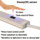 5V 12V 24V 4A Dimmable Sensor Switch Hand Wave Dimmer PIR Switch for LED Strip LED,Touch switch for Kitchen Cabinet LED Lights