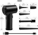 Compressed Air Duster For Computer Keyboard PC Car Clean 51000 RPM USB Charging Portable Electric Dedusting Wireless Air Blower