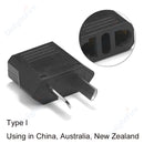 1-100pcs 4.0/4.8mm EU Plug Adapter EU US Israel To Euro KR BR Brazil Plug Converter American Travel Power Adapter Plug Socket