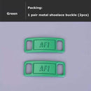 2pcs/pair Shoelace Buckle Metal Shoelaces AF1 Shoelaces Buckle Accessories Metal Lace Lock DIY Sneaker Kits Metal Lace Buckle
