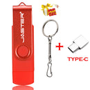 3 in 1 USB flash drive OTG High Speed Pen Drive 64GB 32GB TYPE-C Adapter Gift 16GB 8GB Micro USB stick Red External Storage 4 GB