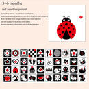 Montessori Baby Visual Stimulation Card Toys Black White Flash Cards High Contrast Visual Stimulation Learning Montessori Cards