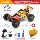 WLtoys 144010 144001 75KM/H 2.4G RC Car Brushless 4WD Electric High Speed Off-Road Remote Control Drift Toys for Children Racing